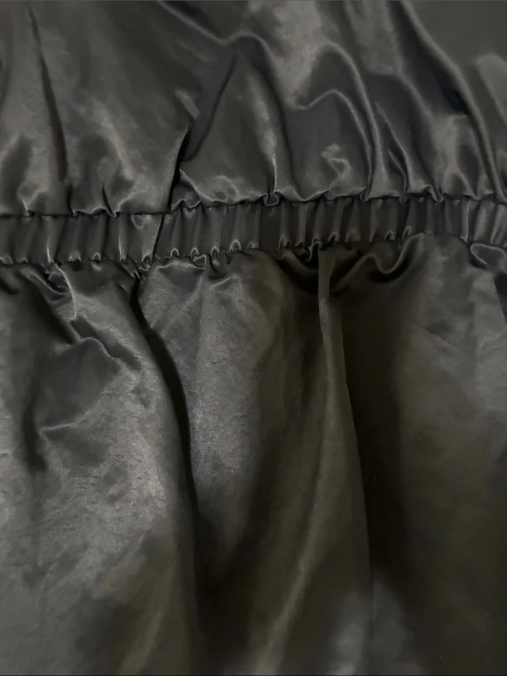 lululemon athletica Black ruched lightly insulated bomber Jacket